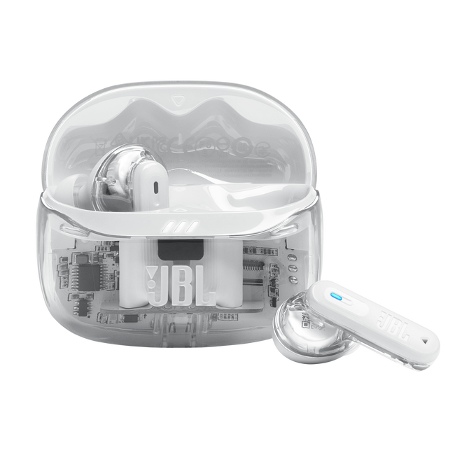 JBL Tune Beam 2 Ghost Edition - Ghost White - True Wireless Noise Cancelling Earbuds - Hero image number null